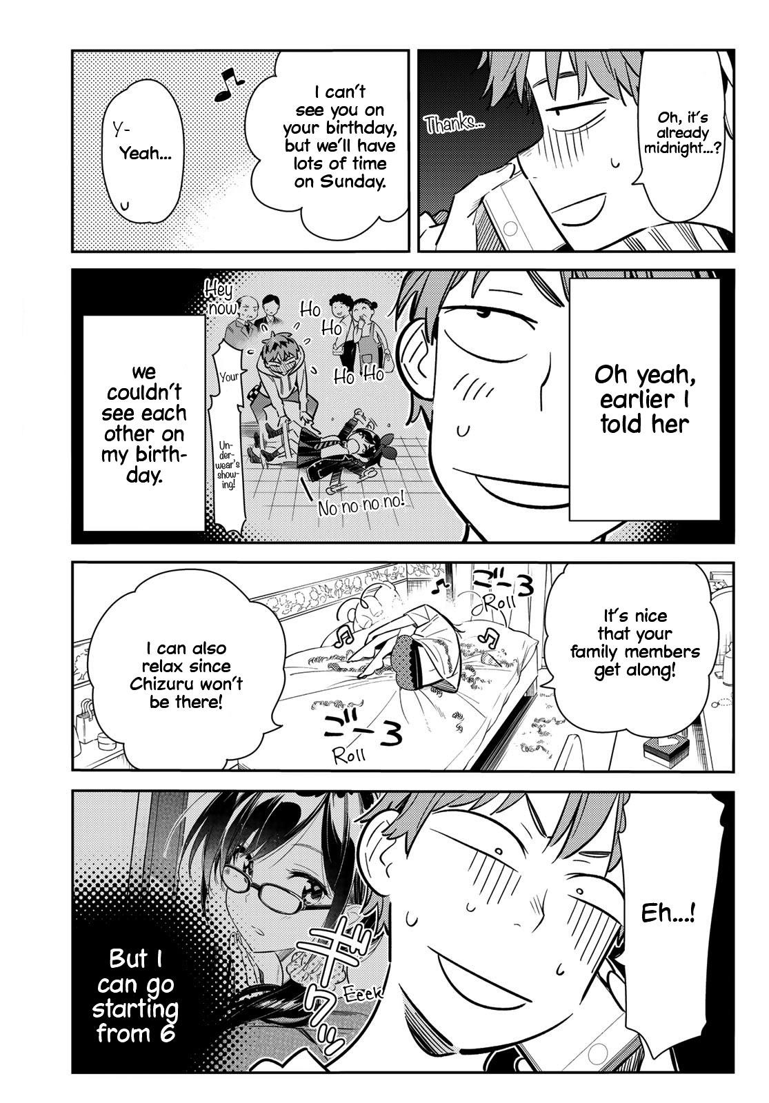 Kanojo, Okarishimasu Chapter 83 page 16 - Chapter 83: The Girlfriend, Visiting the Parents, and Kiss (Part 1)