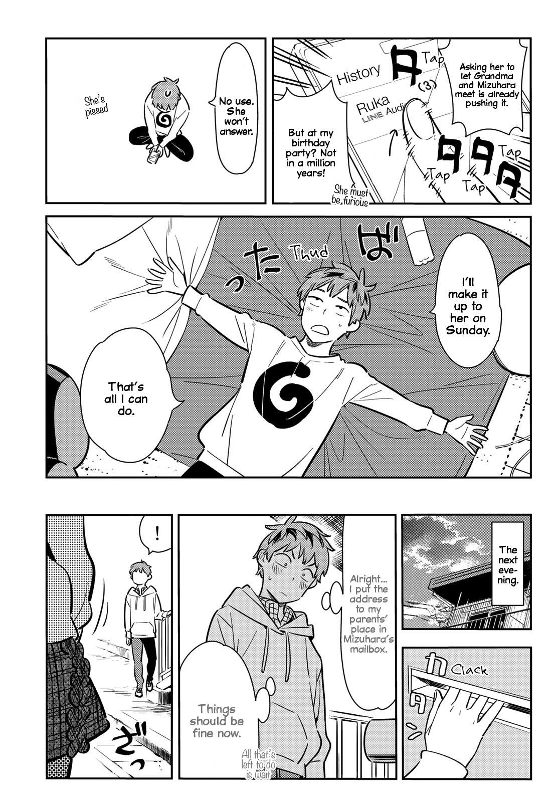 Kanojo, Okarishimasu Chapter 83 page 18 - Chapter 83: The Girlfriend, Visiting the Parents, and Kiss (Part 1)
