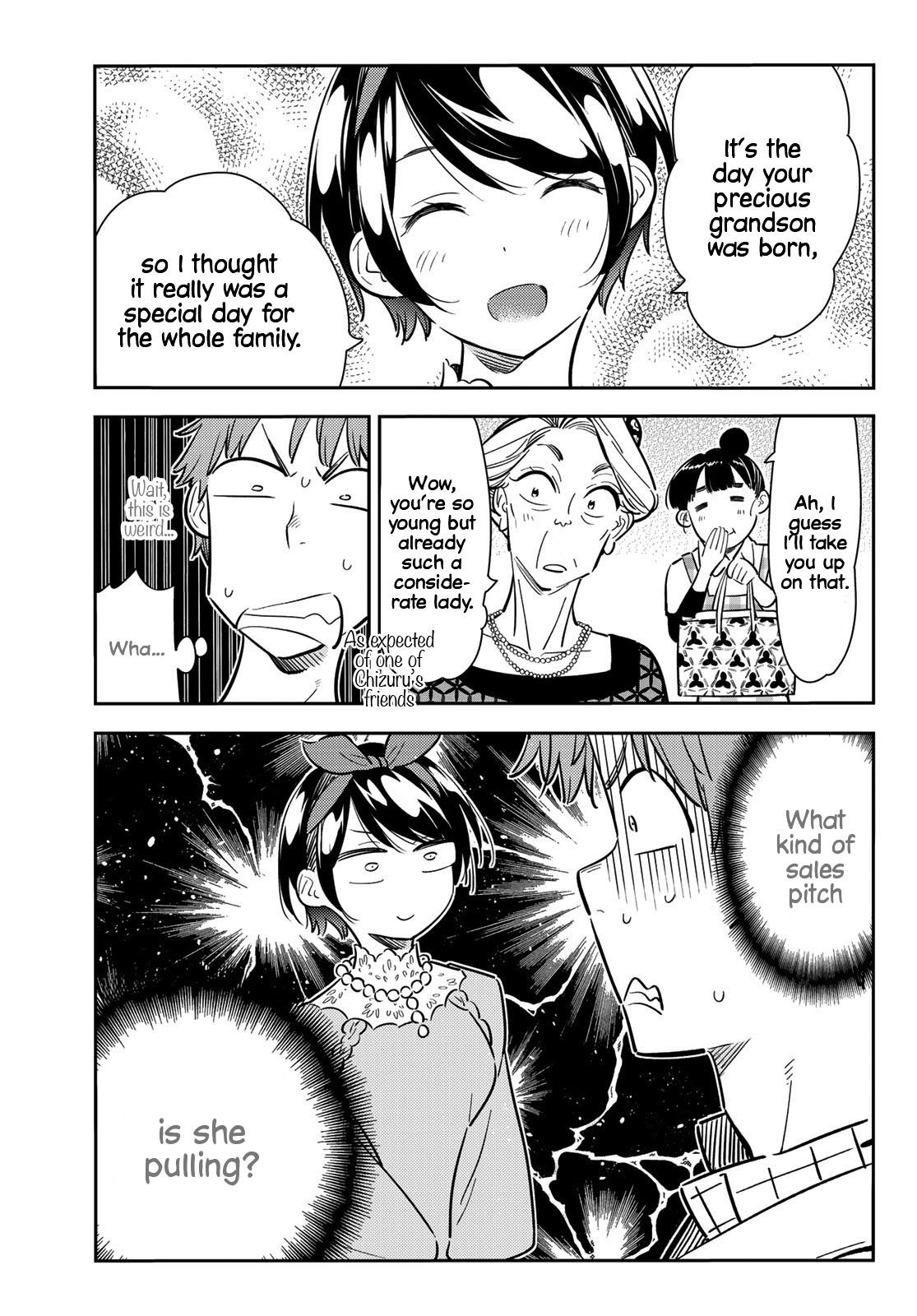 Kanojo, Okarishimasu Chapter 84 page 12 - Chapter 84: The Girlfriend, Visiting the Parents, and Kiss (Part 2)