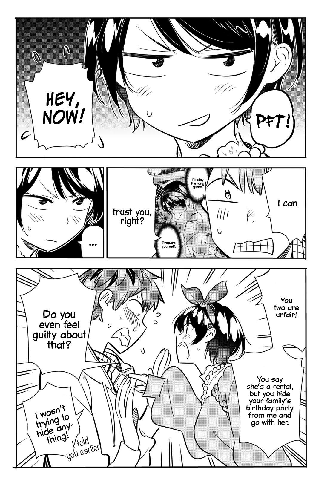 Kanojo, Okarishimasu Chapter 84 page 15 - Chapter 84: The Girlfriend, Visiting the Parents, and Kiss (Part 2)