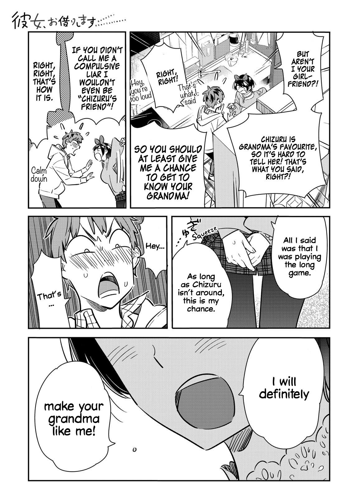 Kanojo, Okarishimasu Chapter 84 page 16 - Chapter 84: The Girlfriend, Visiting the Parents, and Kiss (Part 2)