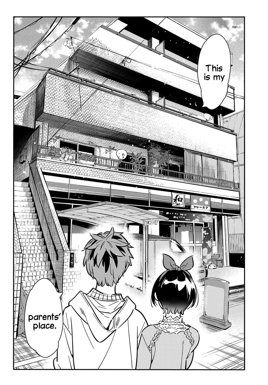 Kanojo, Okarishimasu Chapter 84 page 7 - Chapter 84: The Girlfriend, Visiting the Parents, and Kiss (Part 2)