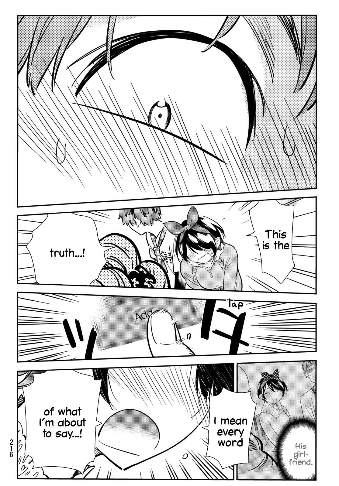 Kanojo, Okarishimasu Chapter 85 page 15 - Chapter 85: The Girlfriend, Visiting the Parents, and Kiss (Part 3)