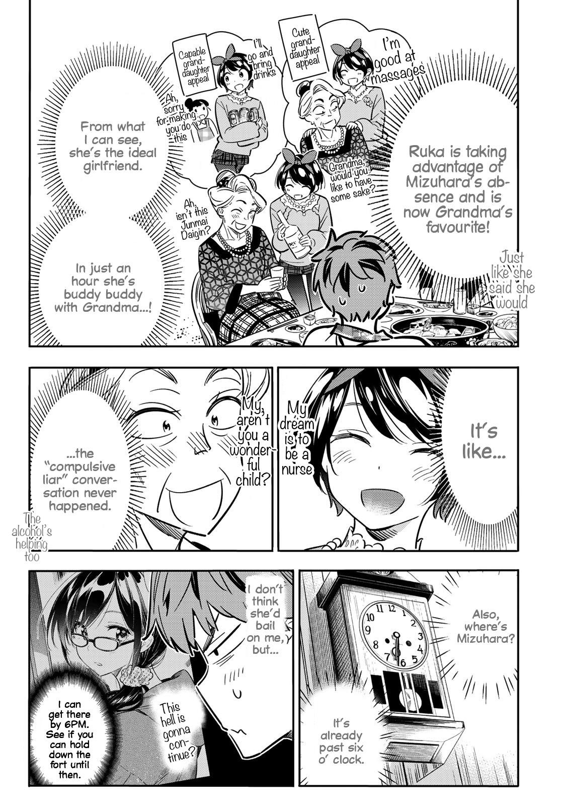 Kanojo, Okarishimasu Chapter 85 page 4 - Chapter 85: The Girlfriend, Visiting the Parents, and Kiss (Part 3)