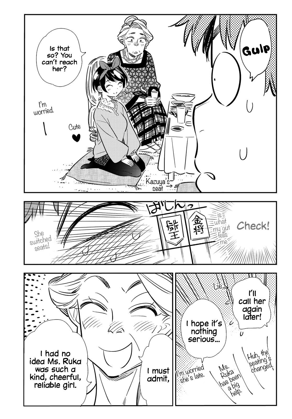 Kanojo, Okarishimasu Chapter 85 page 8 - Chapter 85: The Girlfriend, Visiting the Parents, and Kiss (Part 3)