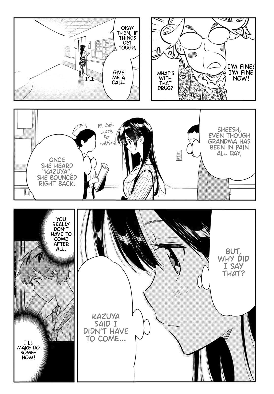 Kanojo, Okarishimasu Chapter 86 page 17 - Chapter 86: The Girlfriend, Visiting the Parents, and Kiss (Part 4)