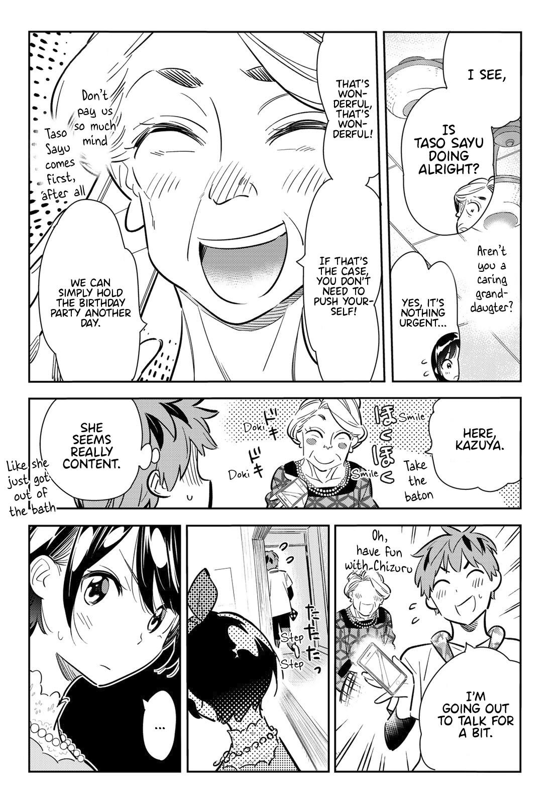 Kanojo, Okarishimasu Chapter 86 page 5 - Chapter 86: The Girlfriend, Visiting the Parents, and Kiss (Part 4)
