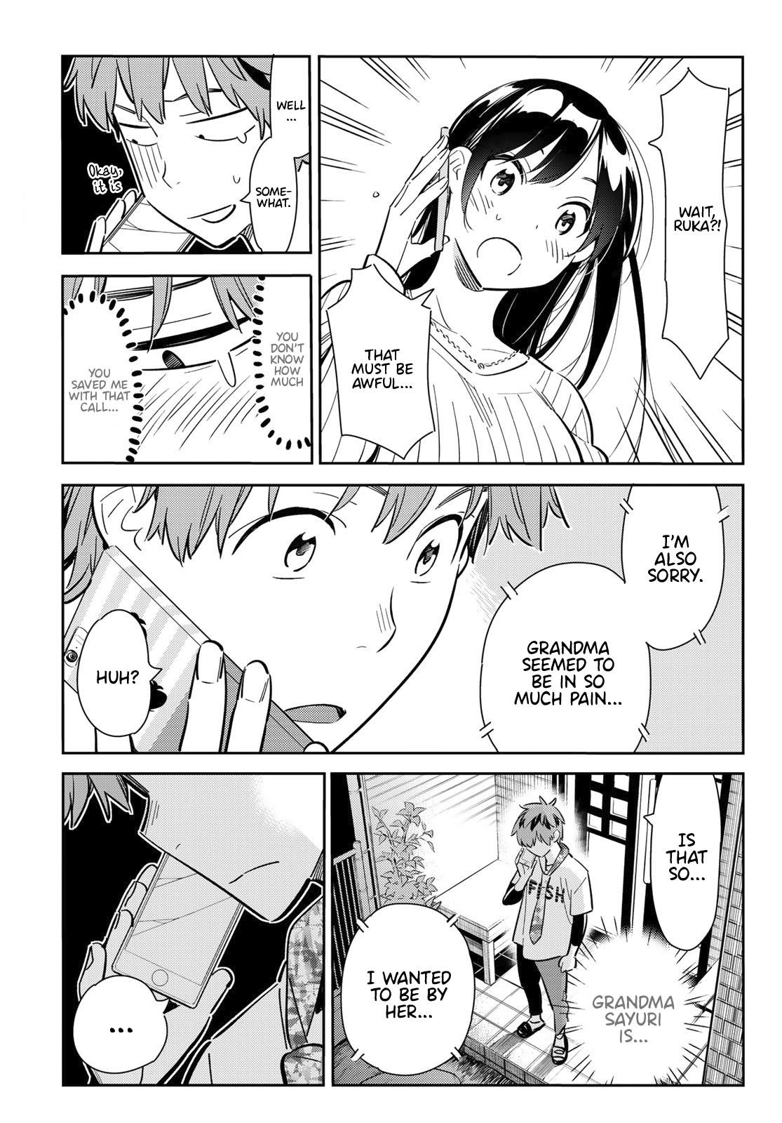 Kanojo, Okarishimasu Chapter 86 page 8 - Chapter 86: The Girlfriend, Visiting the Parents, and Kiss (Part 4)