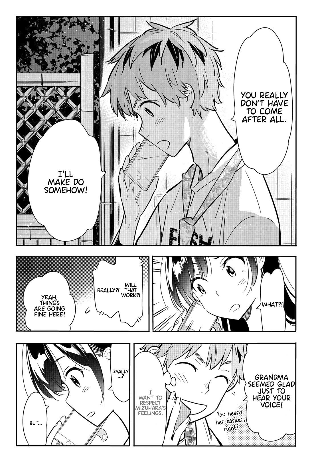 Kanojo, Okarishimasu Chapter 86 page 9 - Chapter 86: The Girlfriend, Visiting the Parents, and Kiss (Part 4)