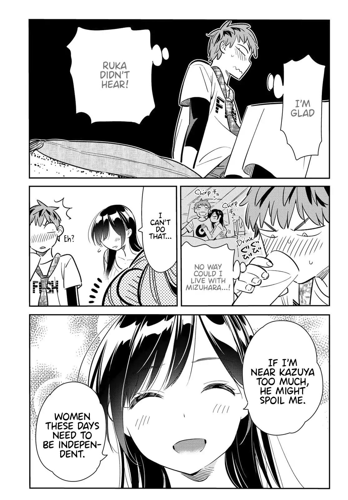 Kanojo, Okarishimasu Chapter 87 page 14 - Chapter 87: The Girlfriend, Visiting the Parents, and Kiss (Part 5)