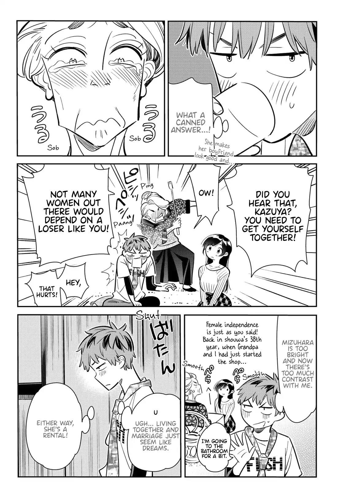 Kanojo, Okarishimasu Chapter 87 page 15 - Chapter 87: The Girlfriend, Visiting the Parents, and Kiss (Part 5)