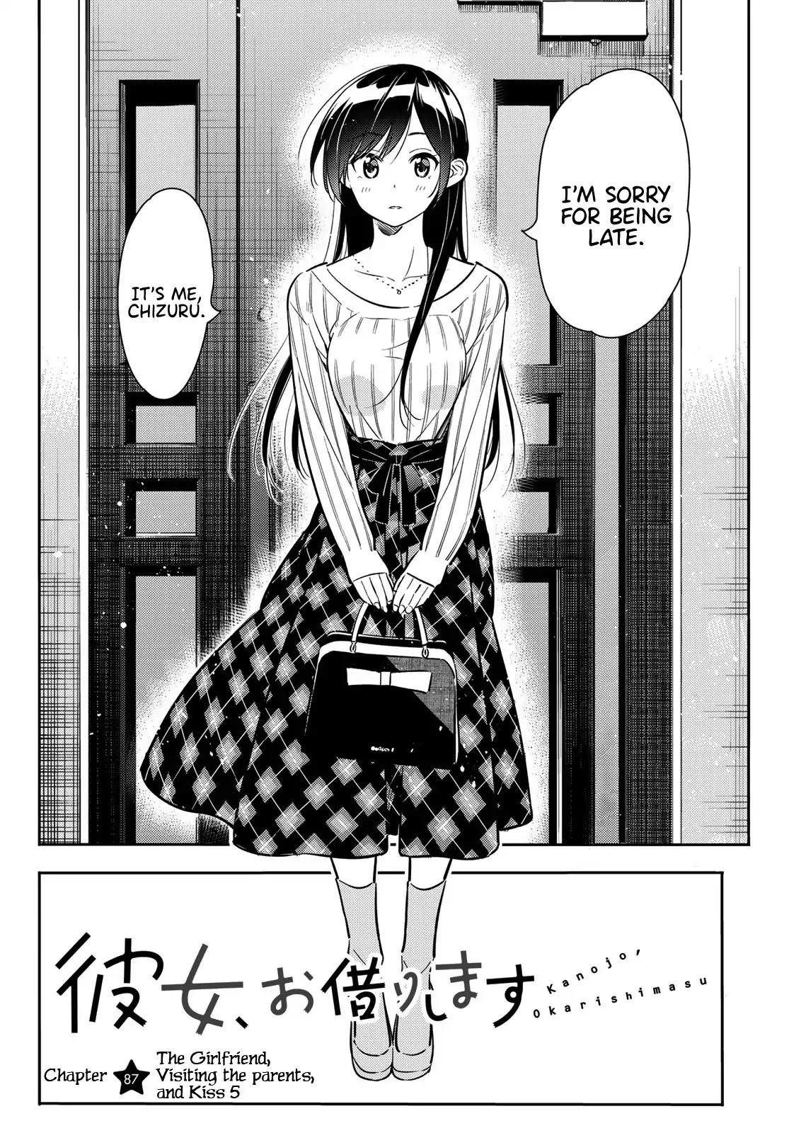Kanojo, Okarishimasu Chapter 87 page 2 - Chapter 87: The Girlfriend, Visiting the Parents, and Kiss (Part 5)