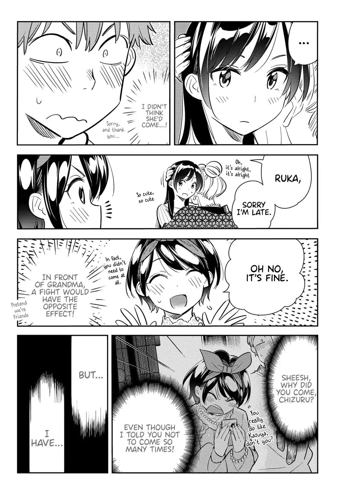 Kanojo, Okarishimasu Chapter 87 page 4 - Chapter 87: The Girlfriend, Visiting the Parents, and Kiss (Part 5)