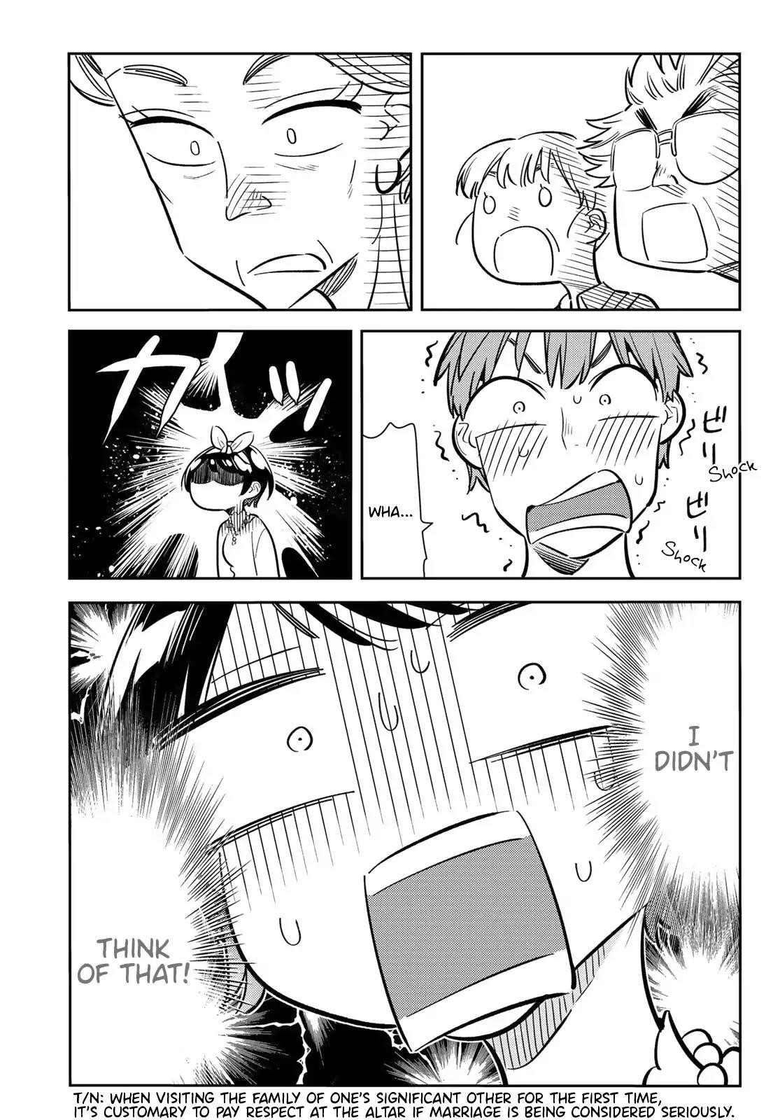 Kanojo, Okarishimasu Chapter 87 page 6 - Chapter 87: The Girlfriend, Visiting the Parents, and Kiss (Part 5)