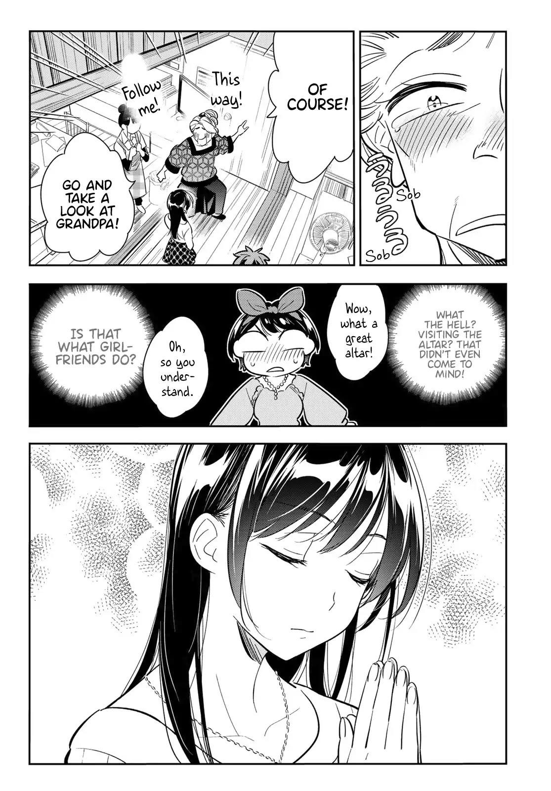 Kanojo, Okarishimasu Chapter 87 page 7 - Chapter 87: The Girlfriend, Visiting the Parents, and Kiss (Part 5)