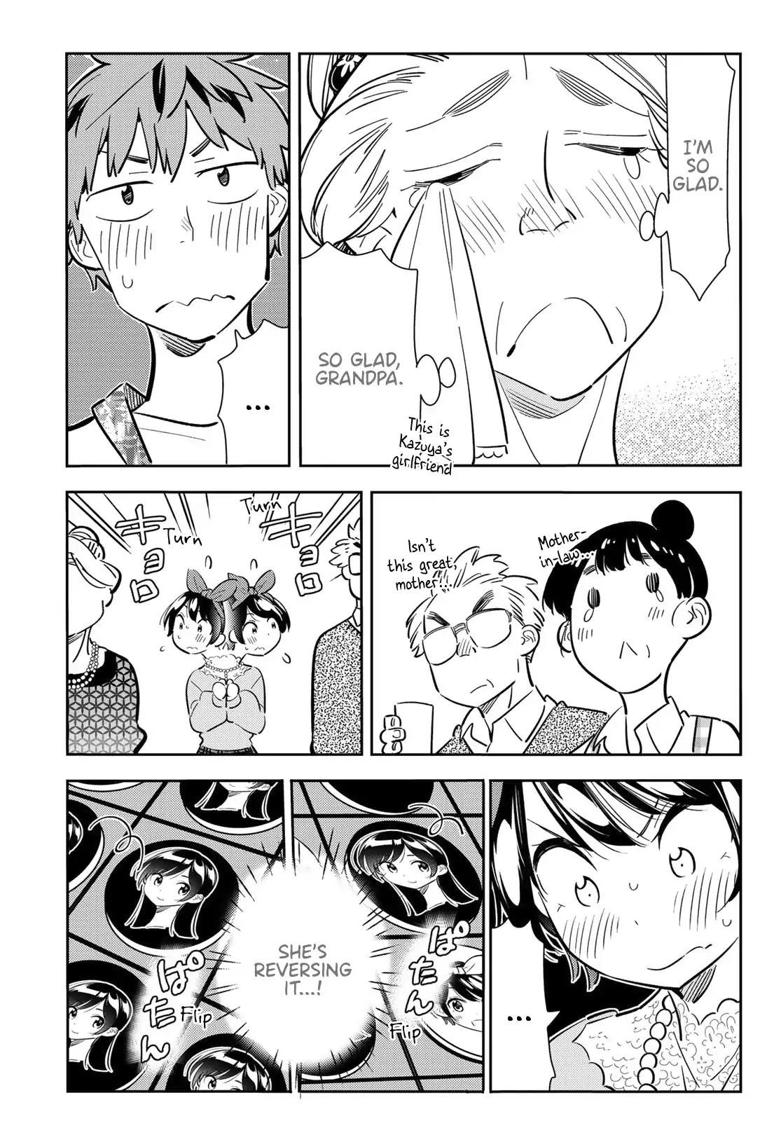 Kanojo, Okarishimasu Chapter 87 page 8 - Chapter 87: The Girlfriend, Visiting the Parents, and Kiss (Part 5)