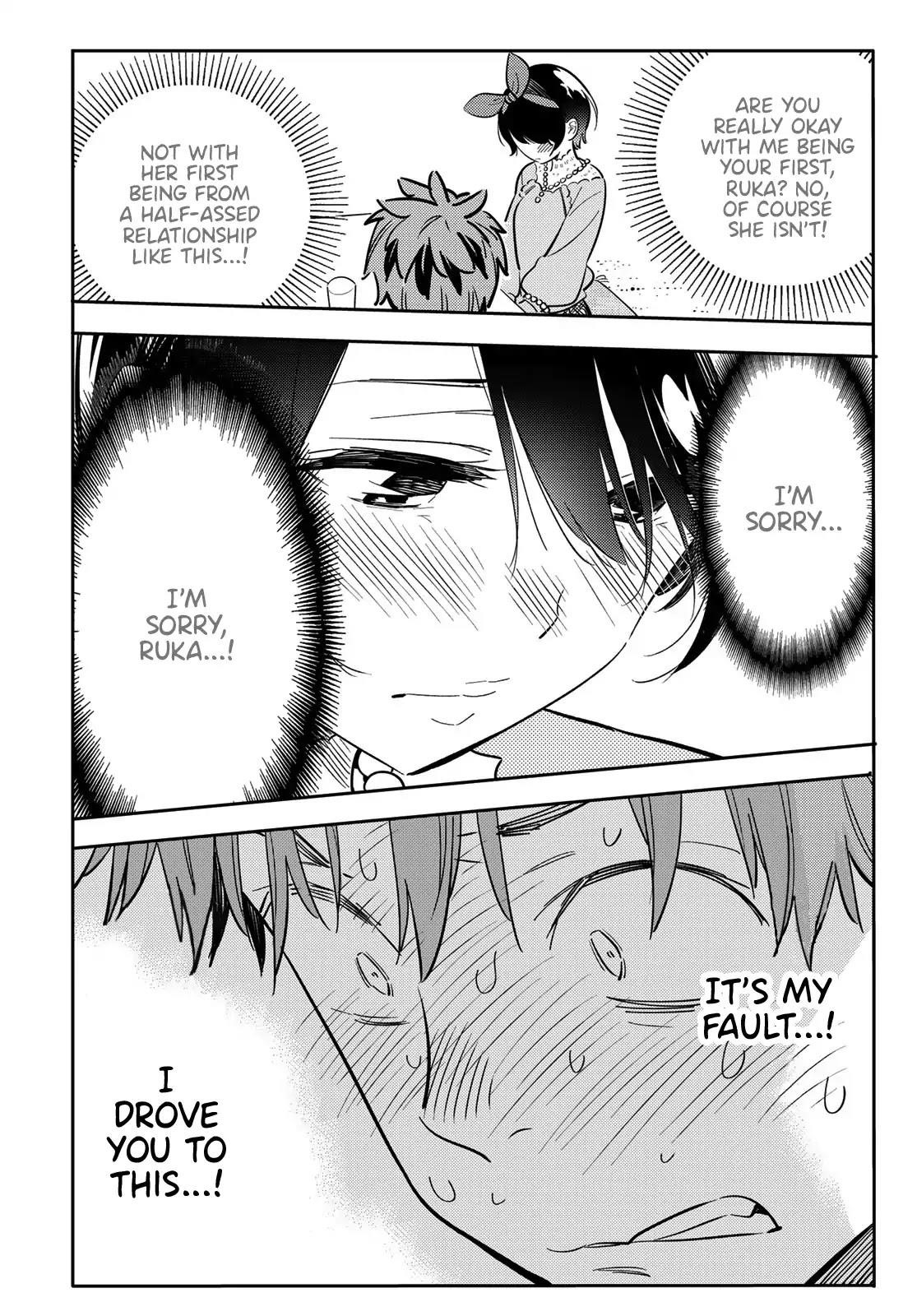 Kanojo, Okarishimasu Chapter 88 page 17 - Chapter 88: The Girlfriend, Visiting the Parents, and Kiss (Part 6)