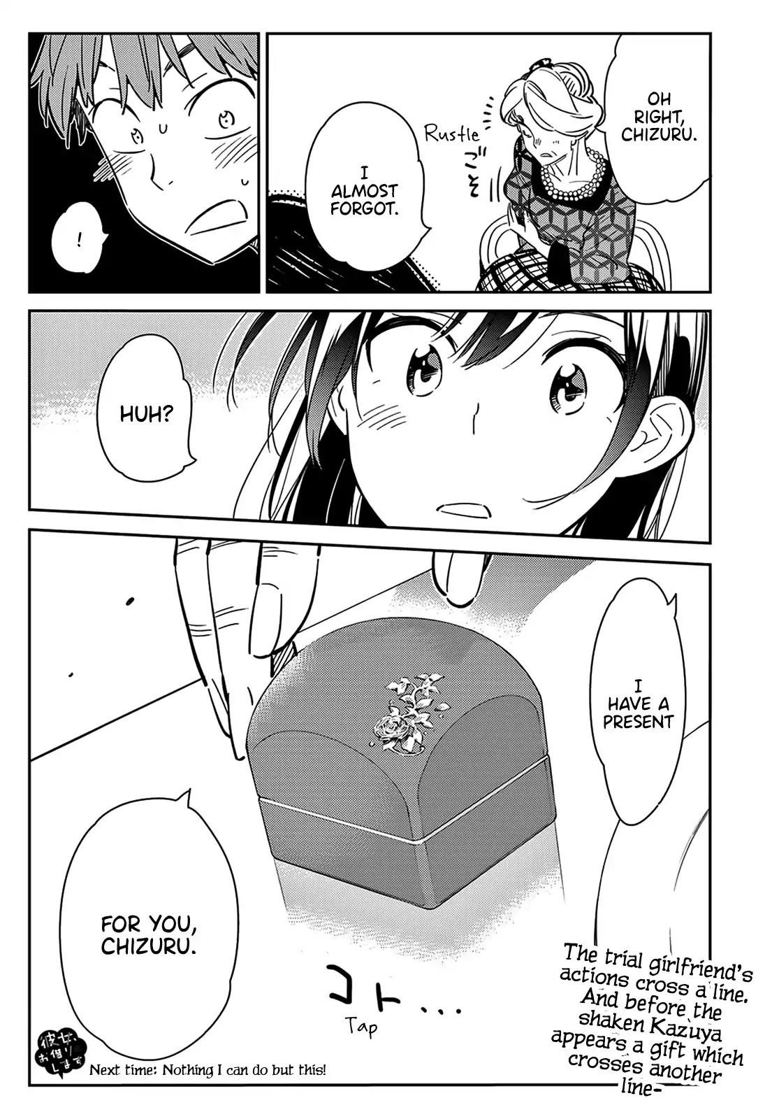 Kanojo, Okarishimasu Chapter 88 page 18 - Chapter 88: The Girlfriend, Visiting the Parents, and Kiss (Part 6)