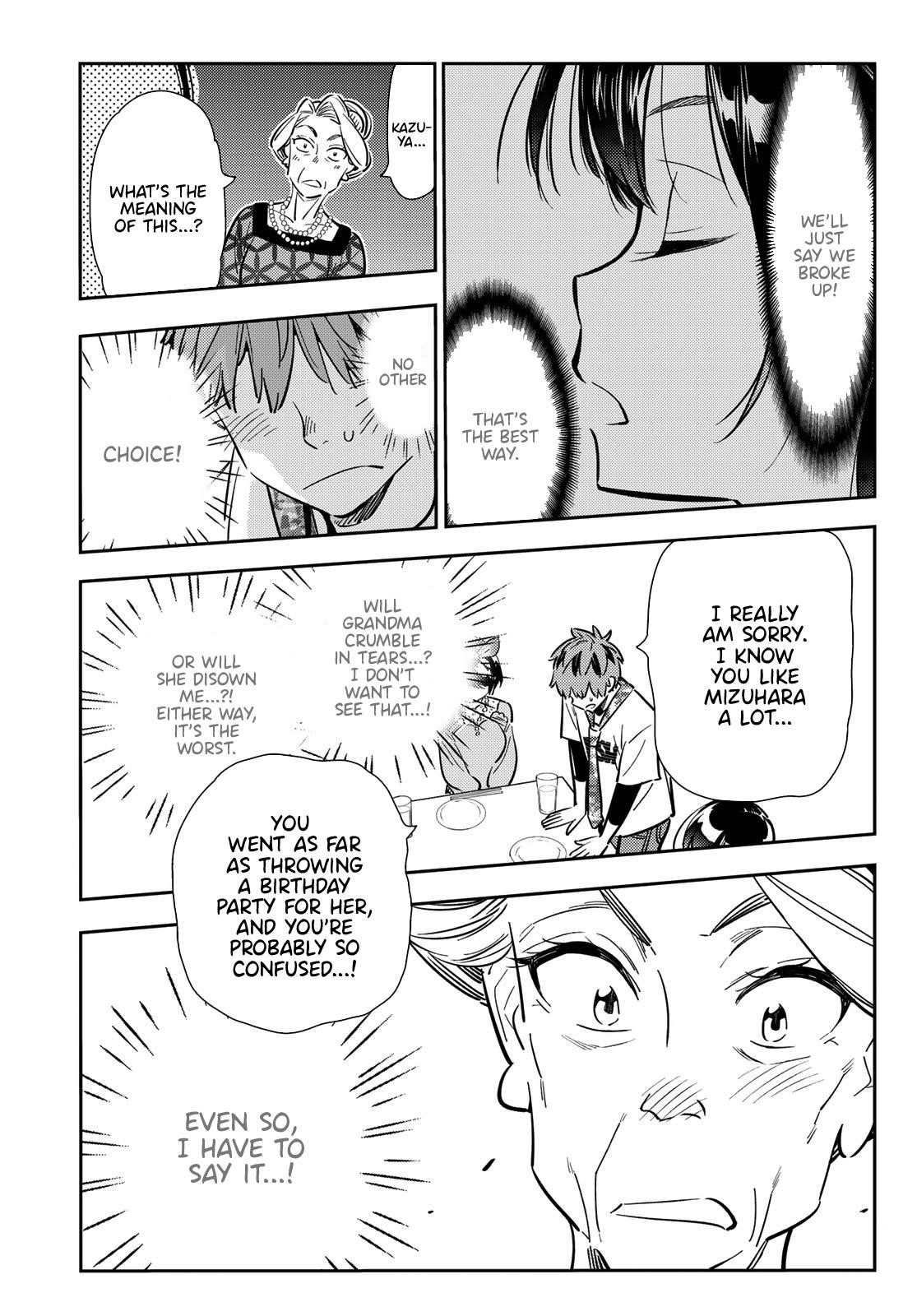 Kanojo, Okarishimasu Chapter 89 page 13 - Chapter 89: The Girlfriend, Visiting the Parents, and Kiss (Part 7)