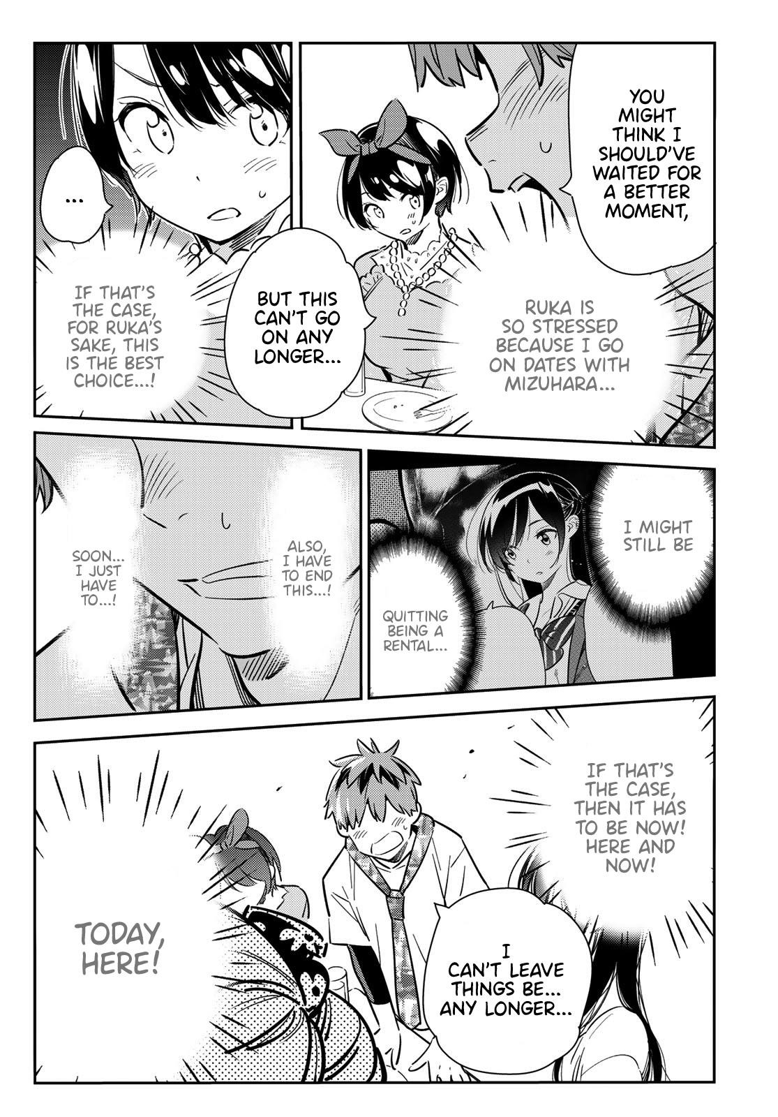 Kanojo, Okarishimasu Chapter 89 page 14 - Chapter 89: The Girlfriend, Visiting the Parents, and Kiss (Part 7)
