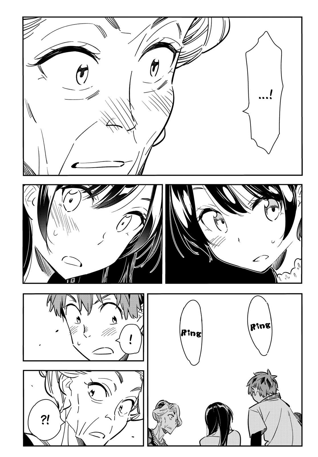 Kanojo, Okarishimasu Chapter 89 page 17 - Chapter 89: The Girlfriend, Visiting the Parents, and Kiss (Part 7)