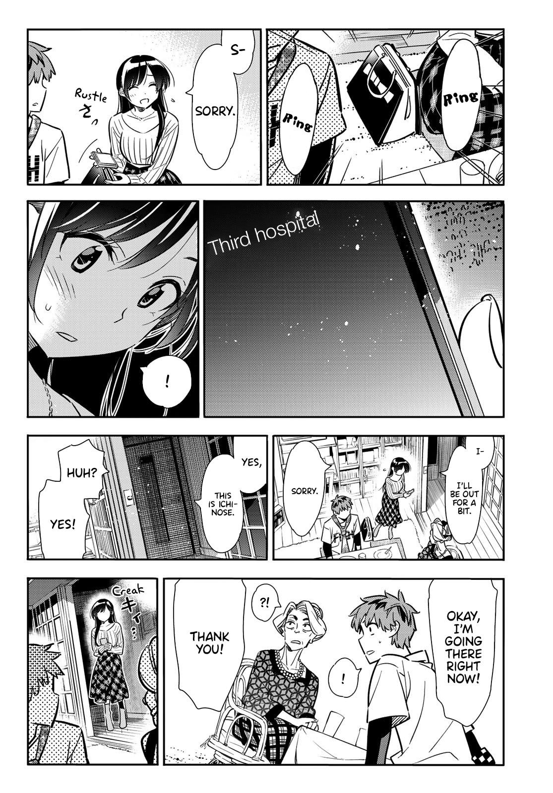 Kanojo, Okarishimasu Chapter 89 page 18 - Chapter 89: The Girlfriend, Visiting the Parents, and Kiss (Part 7)