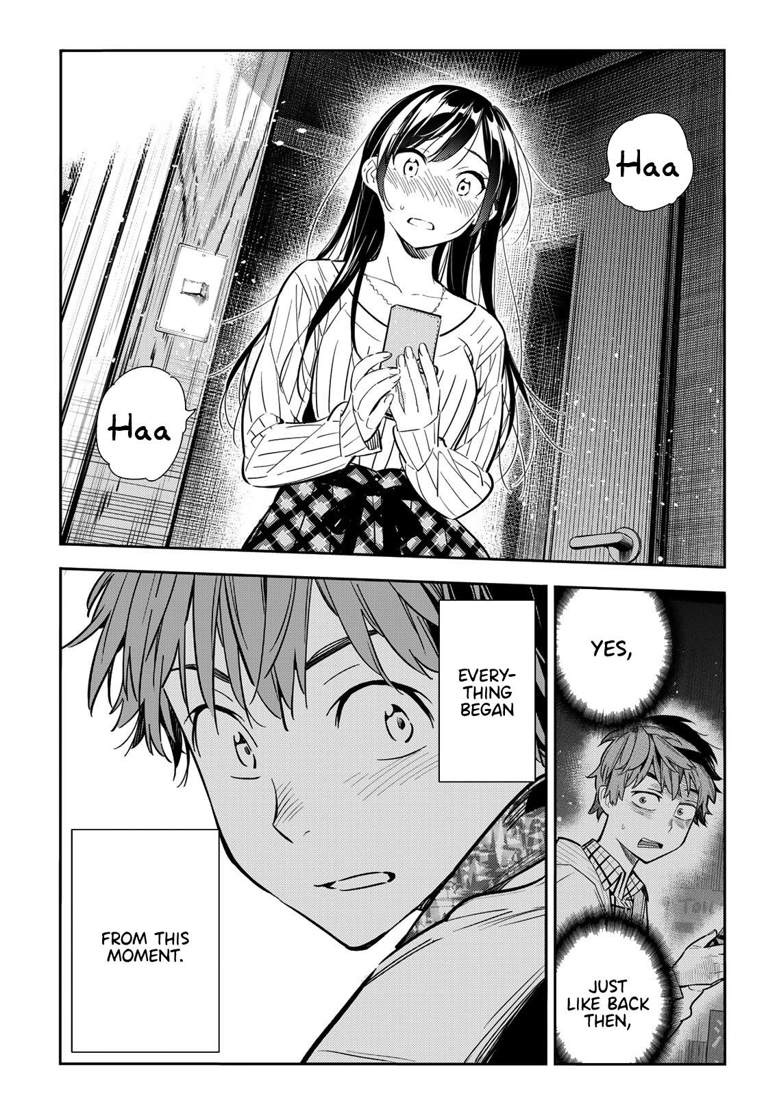 Kanojo, Okarishimasu Chapter 89 page 19 - Chapter 89: The Girlfriend, Visiting the Parents, and Kiss (Part 7)