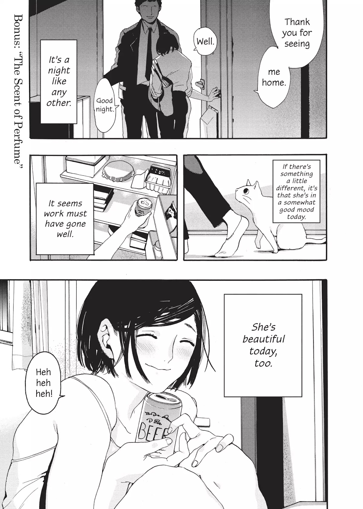 Kanojo to Kanojo no Neko Chapter 4.5 page 1 - Vol.1 Chapter Bonus: The Scent of Perfume