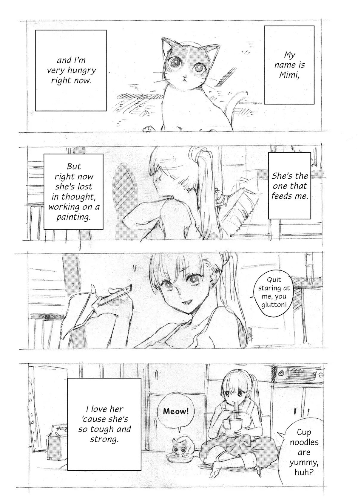 Kanojo to Kanojo no Neko Chapter 4.5 page 11 - Vol.1 Chapter Bonus: The Scent of Perfume