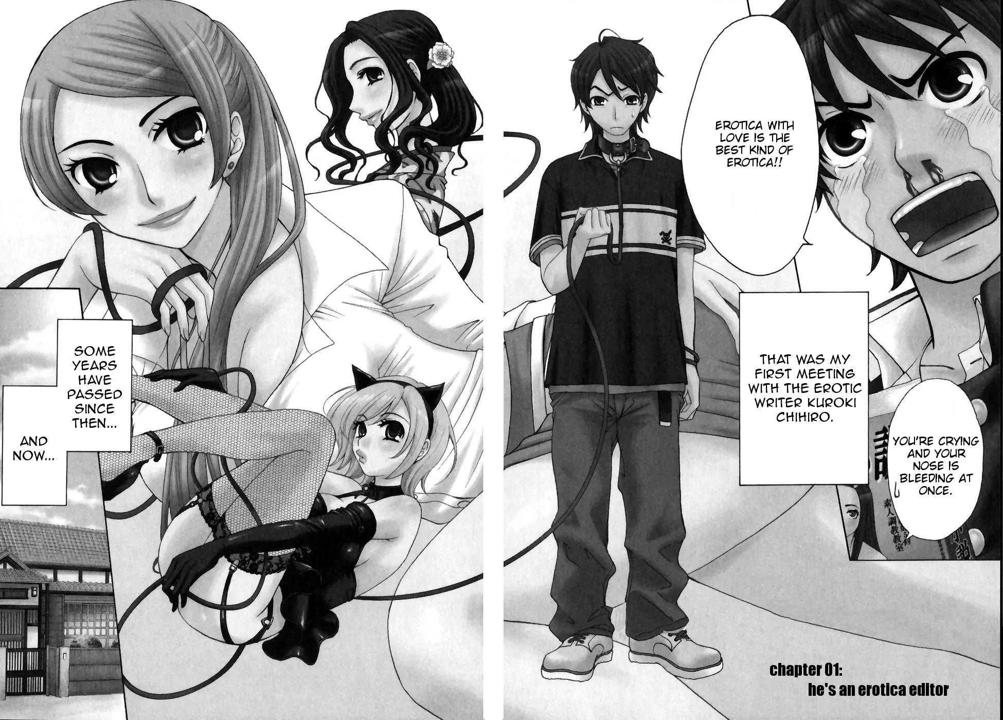 Kanojo wa Kanno Shosetsuka Chapter 1 page 3 - Chapter 1: He's An Erotica Editor