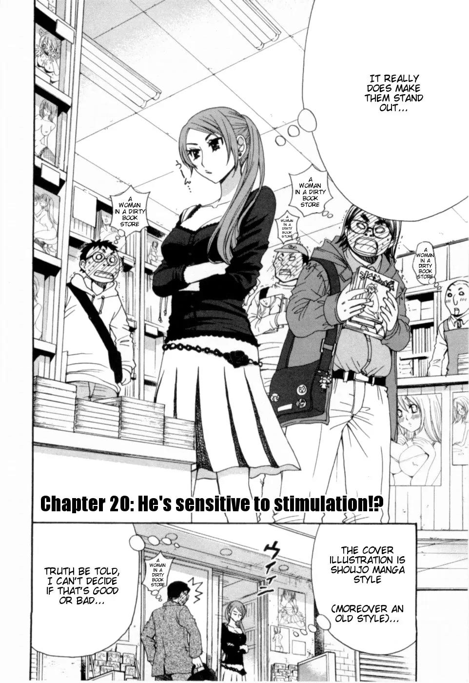 Kanojo wa Kanno Shosetsuka Chapter 20 page 3 - Chapter 20: He's Sensitive to Stimulation!?