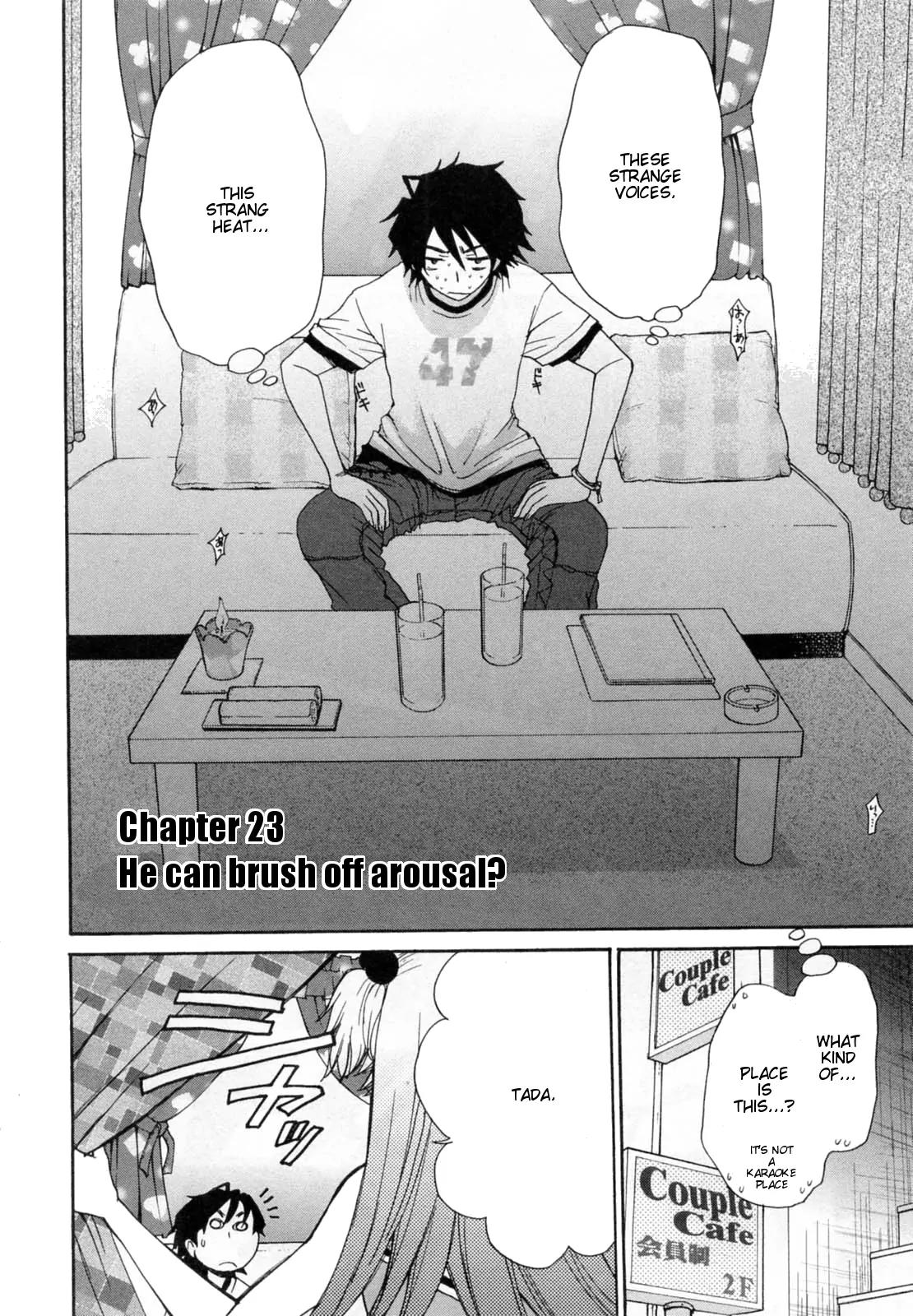Kanojo wa Kanno Shosetsuka Chapter 23 page 4 - Chapter 23: He Can Brush Off Arousal?