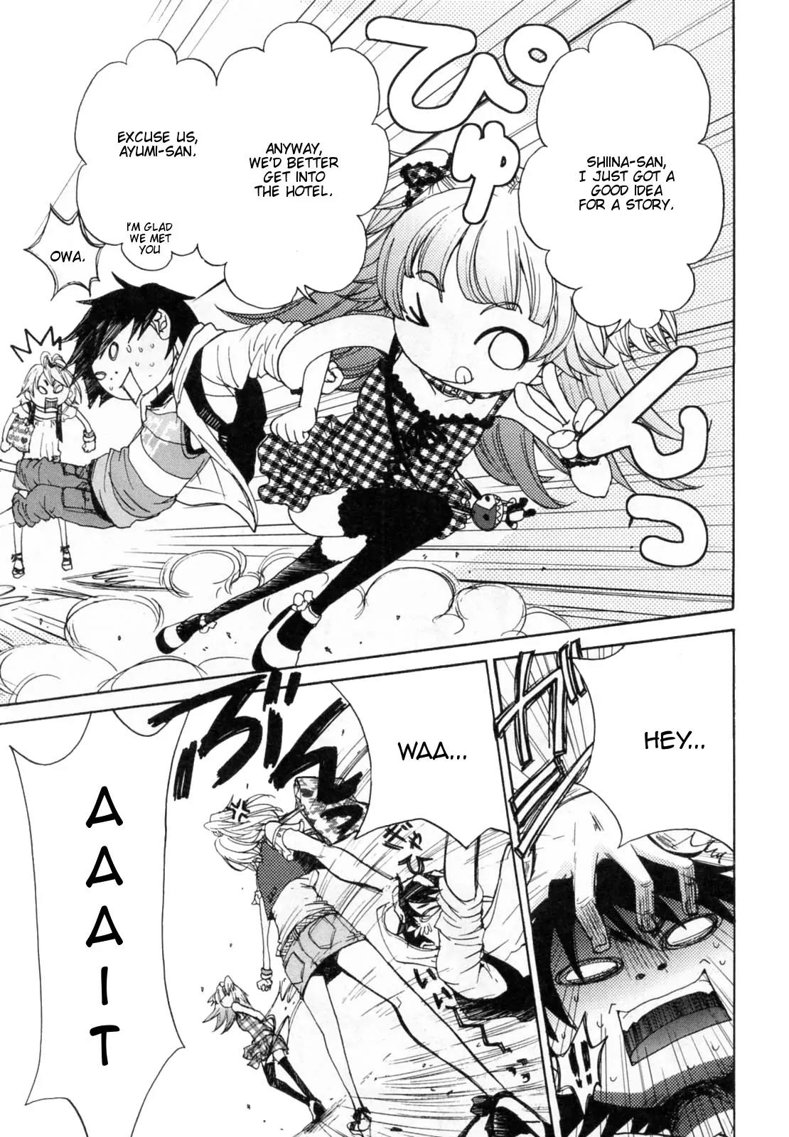 Kanojo wa Kanno Shosetsuka Chapter 24 page 15 - Chapter 24: He Can Endure Being Stuck Between A Rock And A Hard Place