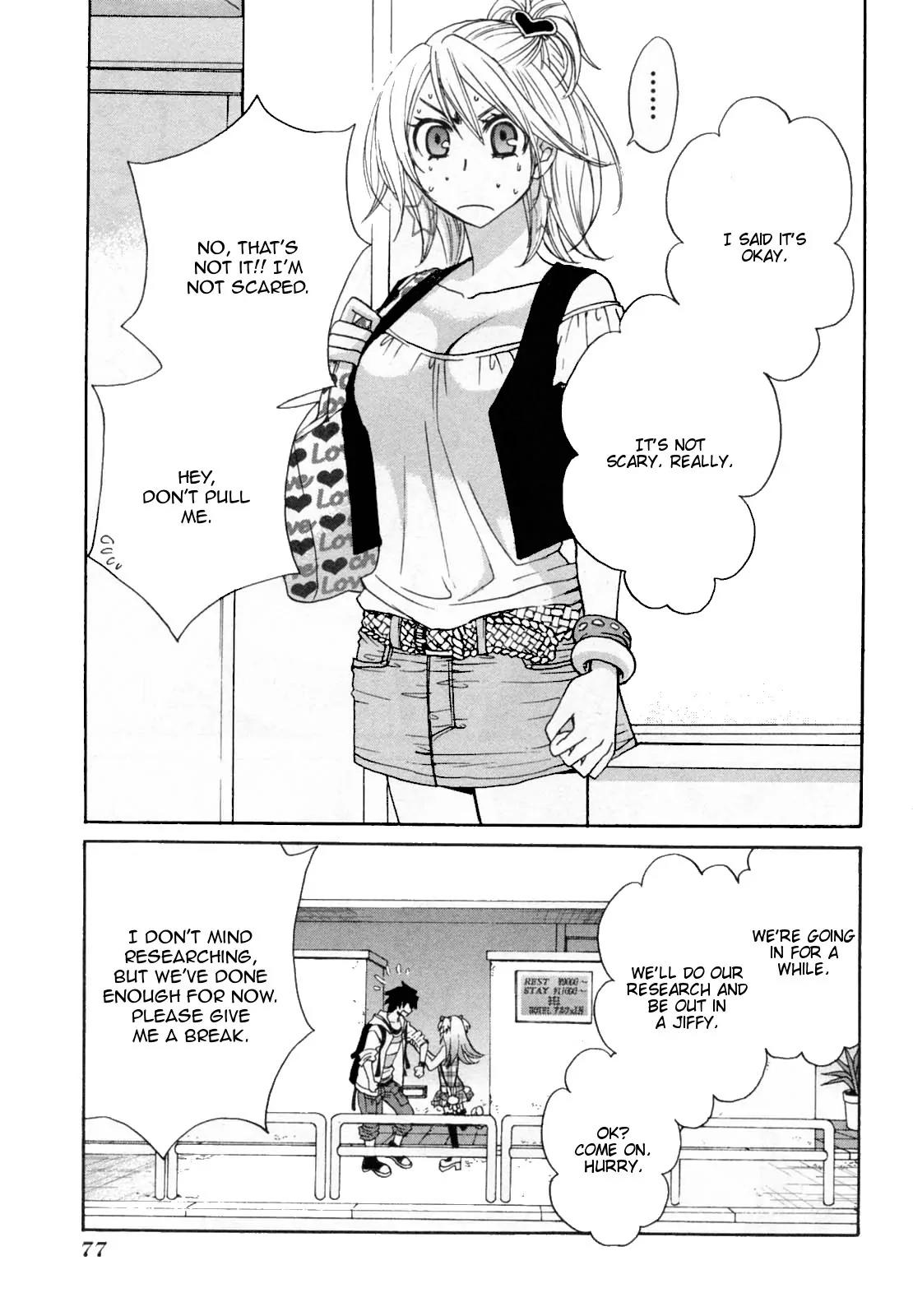 Kanojo wa Kanno Shosetsuka Chapter 24 page 9 - Chapter 24: He Can Endure Being Stuck Between A Rock And A Hard Place