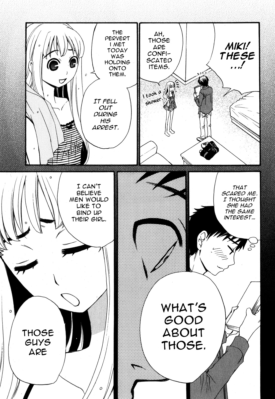 Kanojo wa Kanno Shosetsuka Chapter 47 page 14 - Chapter 47: Does he hold a scar in his heart?