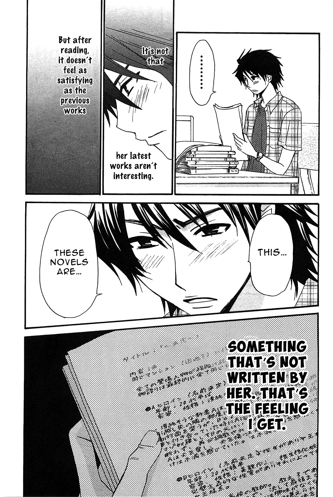 Kanojo wa Kanno Shosetsuka Chapter 53 page 6 - Chapter 53: Is he the type who’d clash with someone else via honest feelings