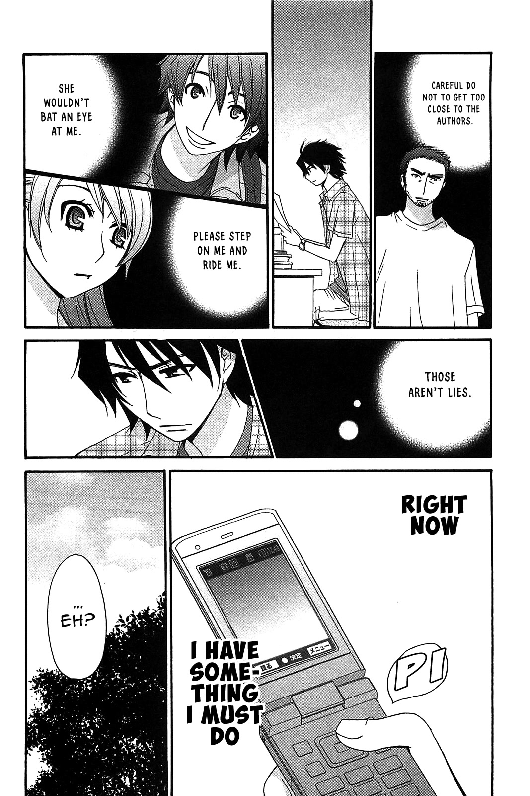 Kanojo wa Kanno Shosetsuka Chapter 53 page 7 - Chapter 53: Is he the type who’d clash with someone else via honest feelings