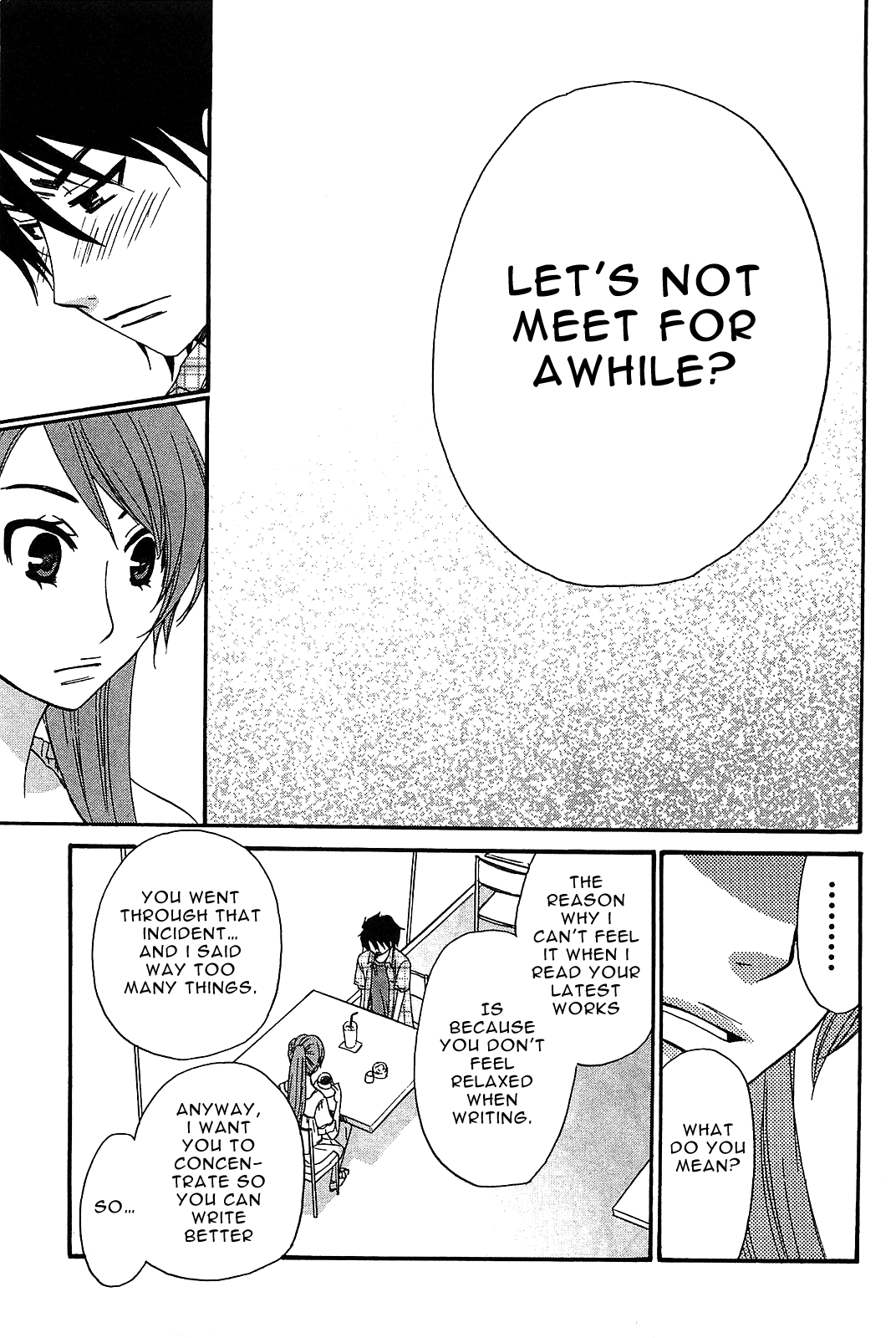 Kanojo wa Kanno Shosetsuka Chapter 53 page 8 - Chapter 53: Is he the type who’d clash with someone else via honest feelings