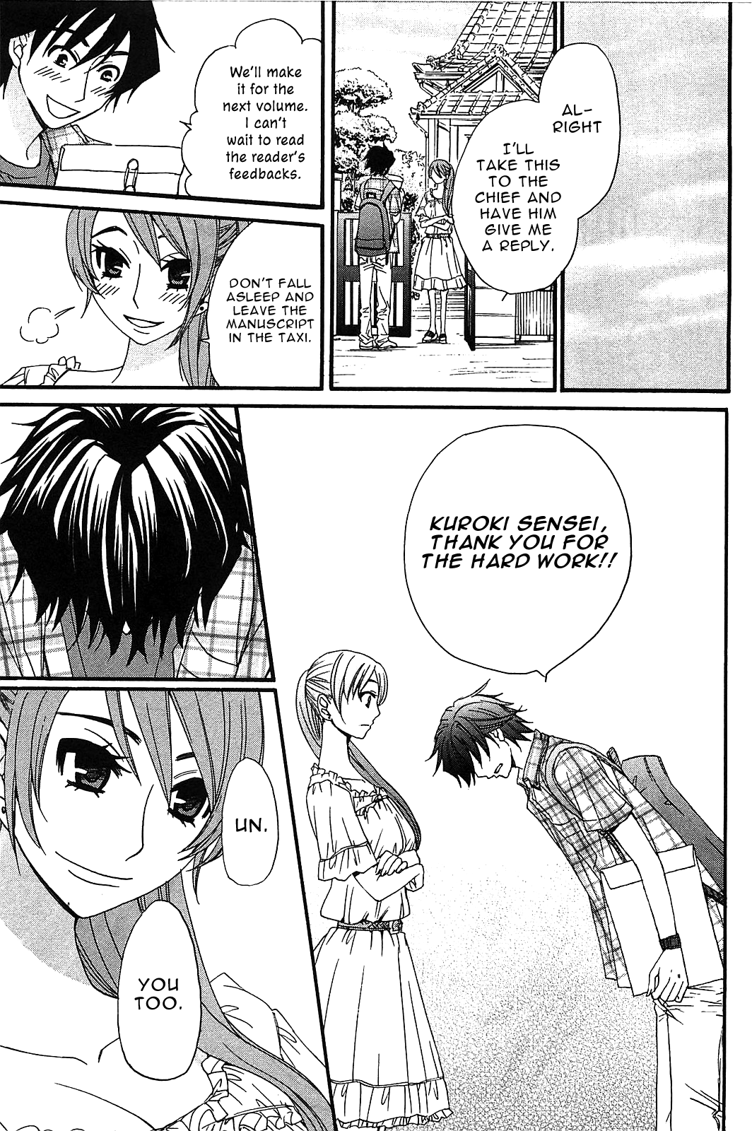 Kanojo wa Kanno Shosetsuka Chapter 54 page 18 - Chapter 54: Is he going to walk a new path?