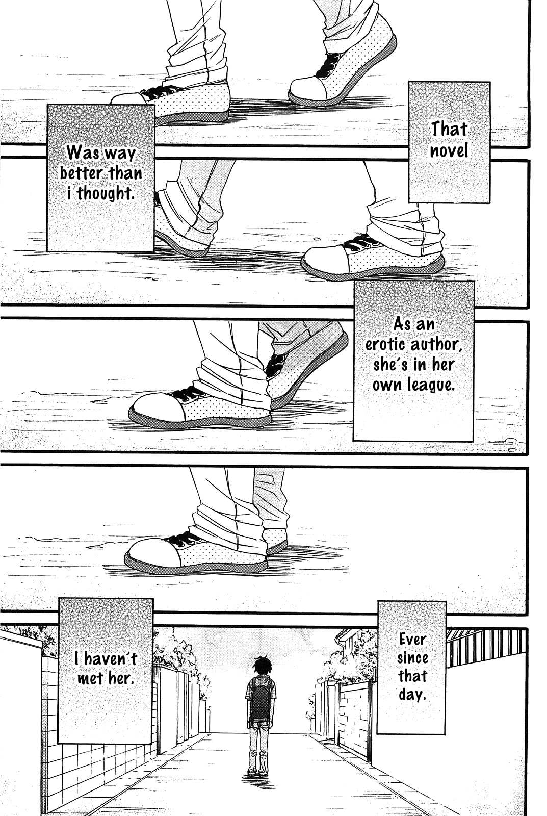 Kanojo wa Kanno Shosetsuka Chapter 54 page 20 - Chapter 54: Is he going to walk a new path?