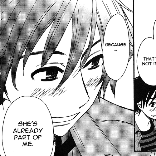 Kanojo wa Kanno Shosetsuka Chapter 55: His and Her, After cover