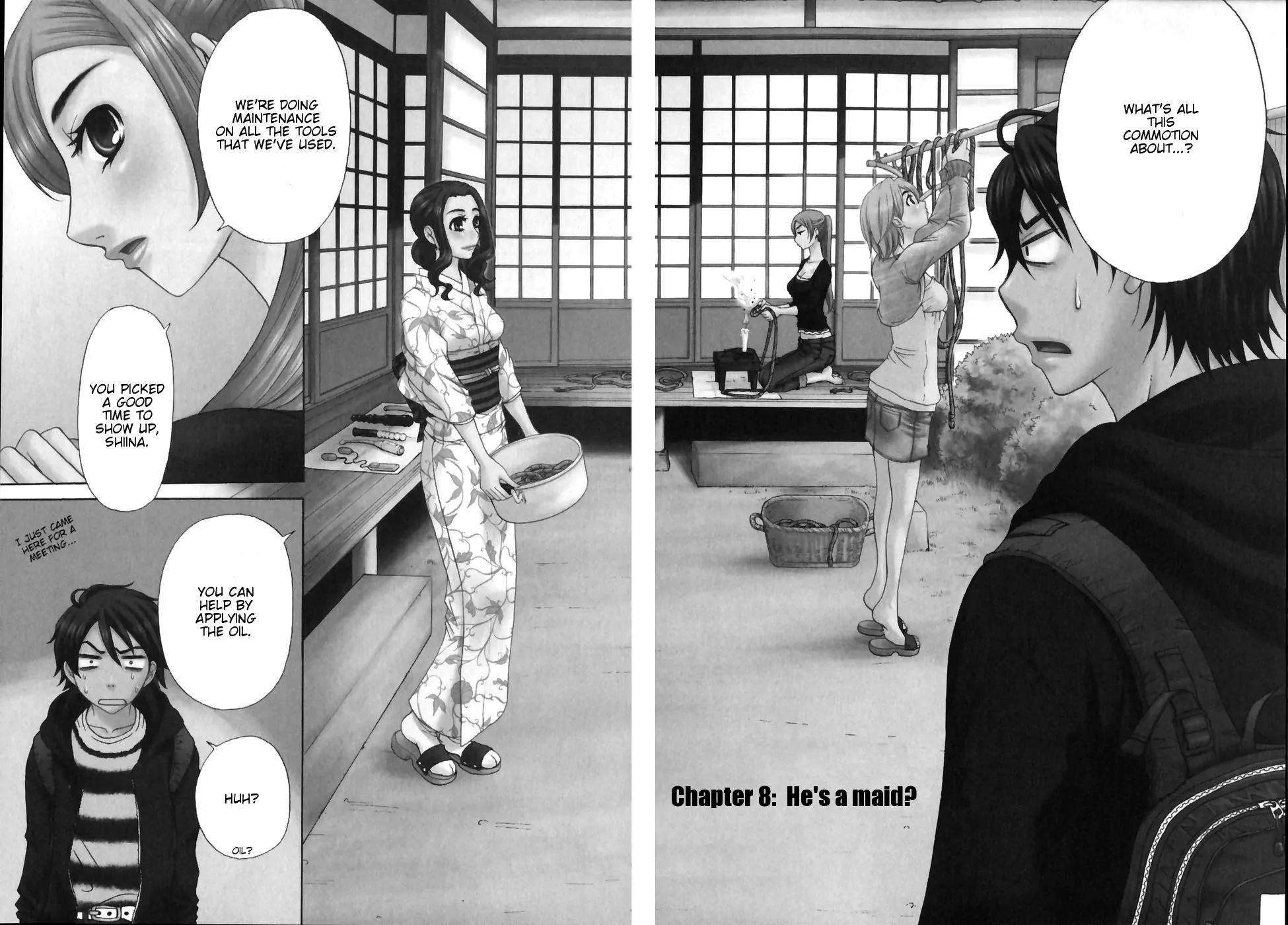 Kanojo wa Kanno Shosetsuka Chapter 8 page 2 - Chapter 8: He's a Maid?