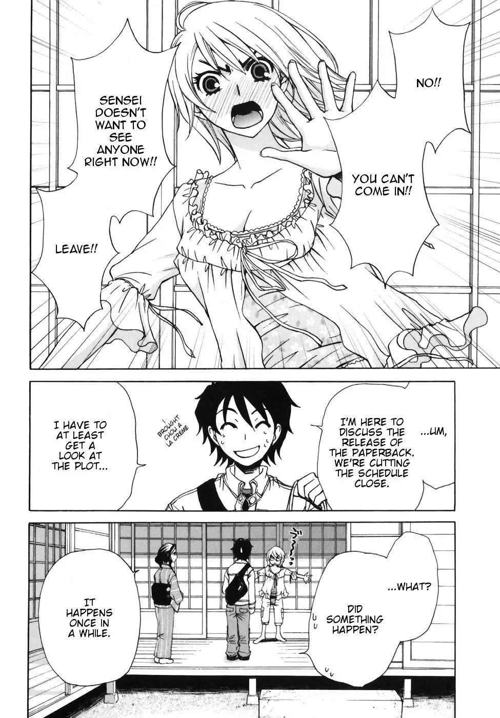Kanojo wa Kanno Shosetsuka Chapter 9 page 4 - Chapter 9: He Can't See the Obvious?