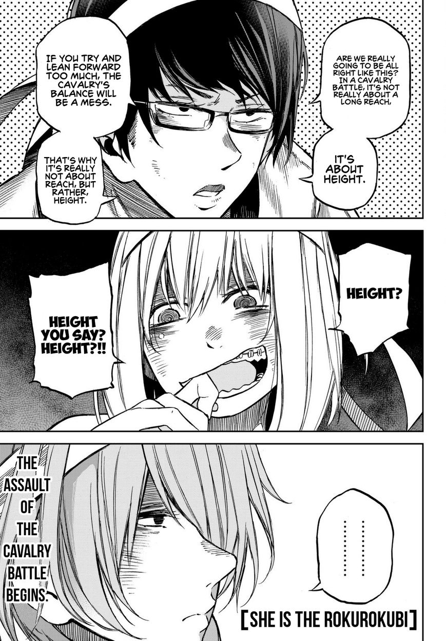 Kanojo wa Rokurokubi Chapter 18 page 1 - Chapter 18 : Competing Way Too Much