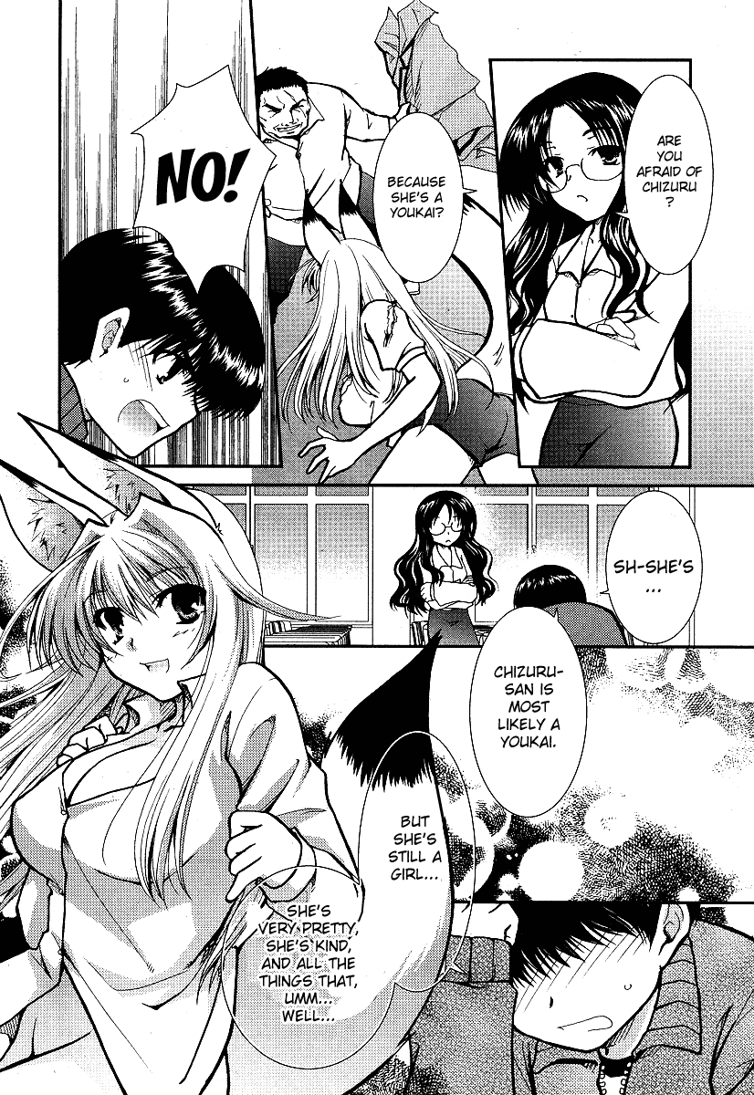 Kanokon Chapter 10 page 21 - Chapter 10: She's a Fox, Ahem, and He's...