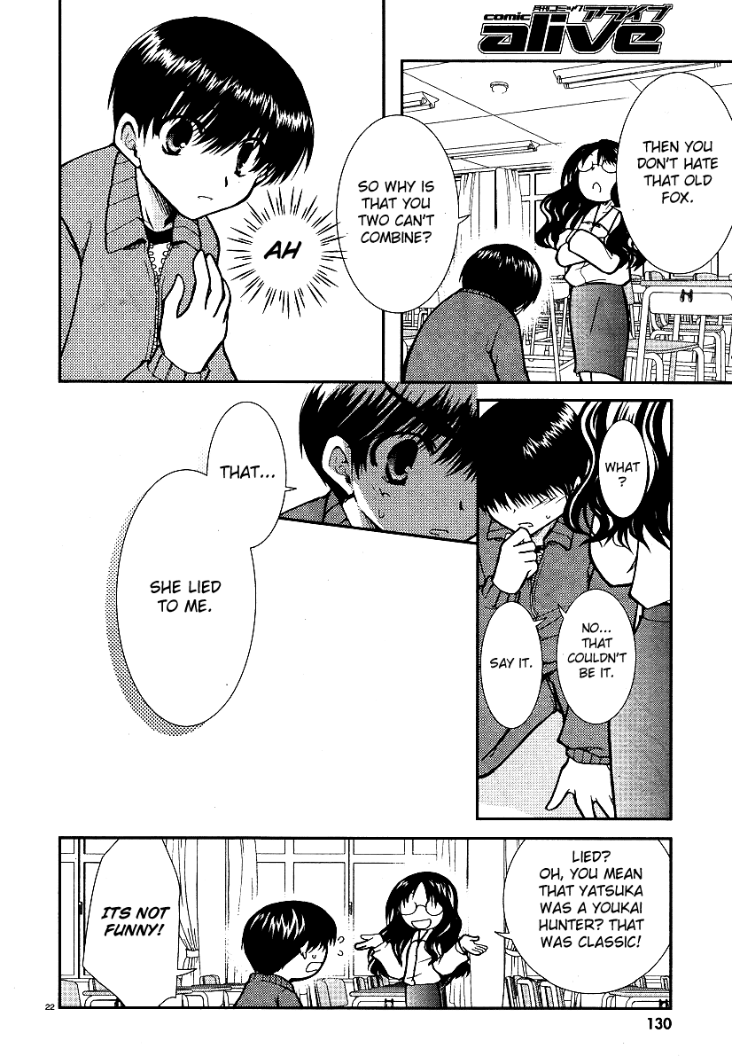 Kanokon Chapter 10 page 22 - Chapter 10: She's a Fox, Ahem, and He's...