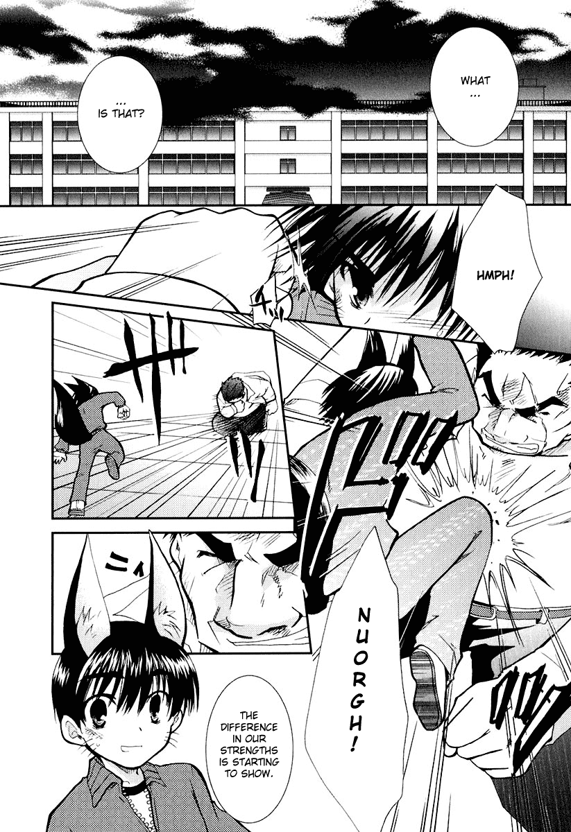 Kanokon Chapter 11 page 22 - Chapter 11: She's a Fox, Ahem, and He's... Part 2