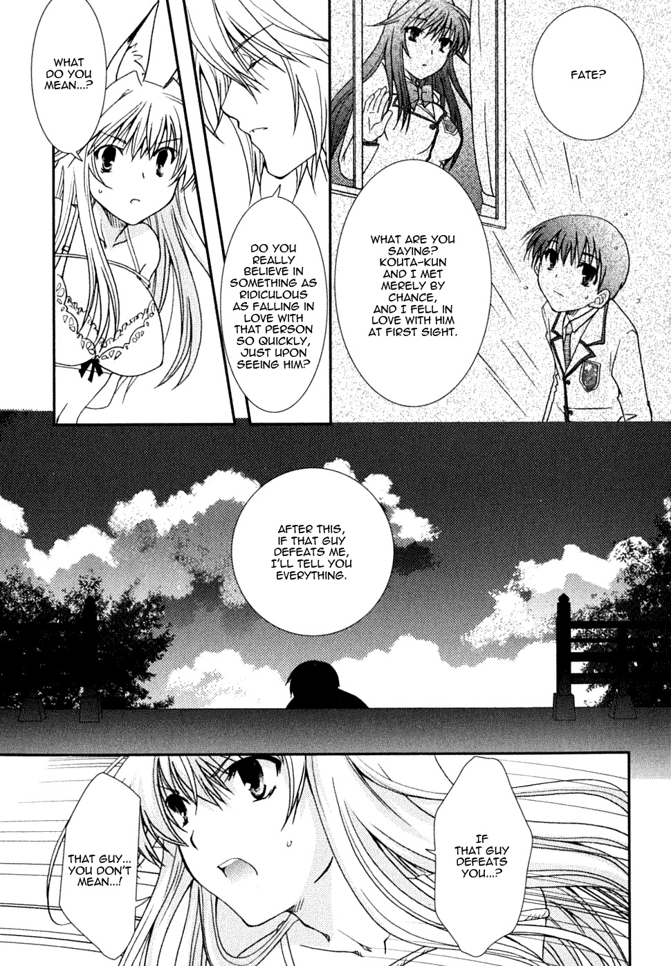 Kanokon Chapter 20 page 35 - Chapter 20: I Have to Hurt You, But It Is Likely That I Don't Know Why.