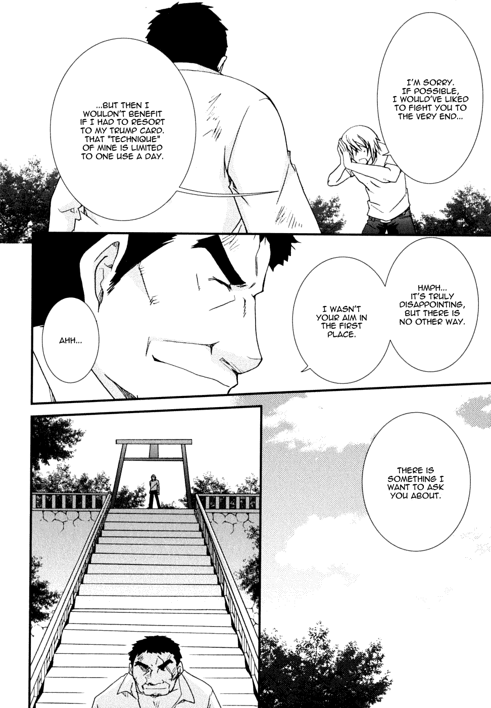 Kanokon Chapter 20 page 4 - Chapter 20: I Have to Hurt You, But It Is Likely That I Don't Know Why.