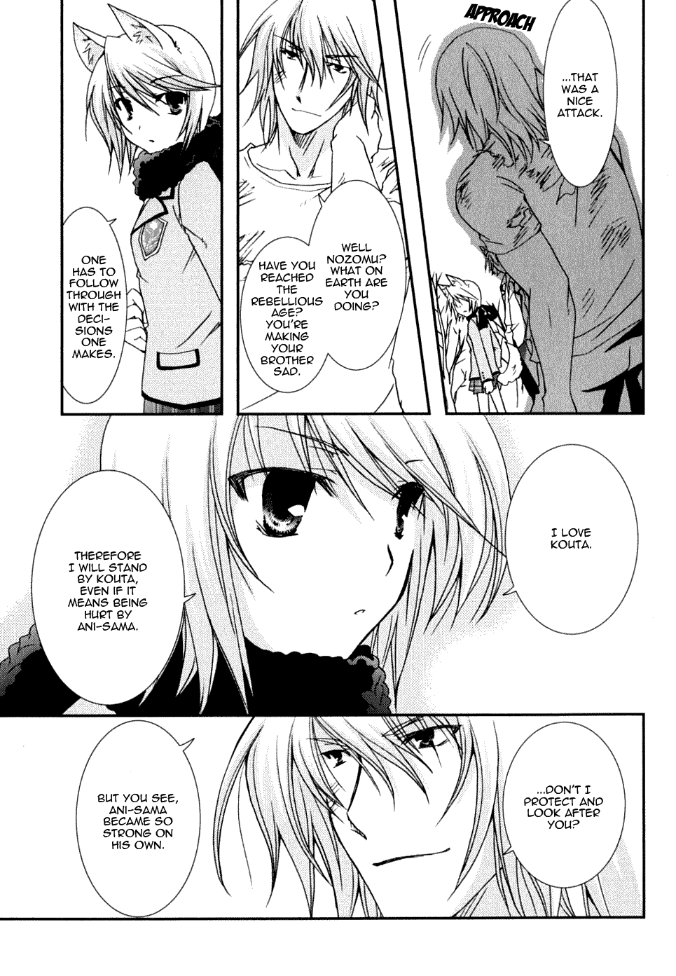 Kanokon Chapter 21 page 19 - Chapter 21: I Have to Hurt You, But It Is Likely That I Don't Know Why. Part 2
